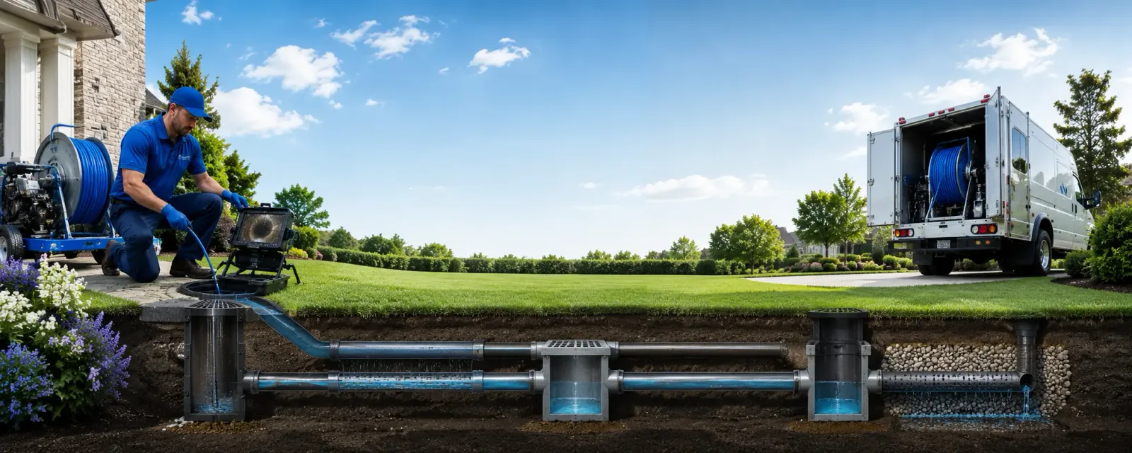 Outdoor drain cleaning information for Little Meadows, PA